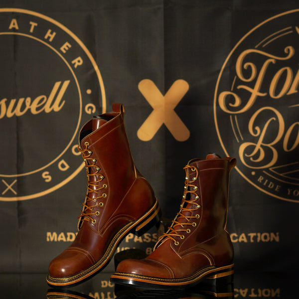 Caswell x Fortis Munson Last Collaboration - Garnett Shell Cordovan - Deposit