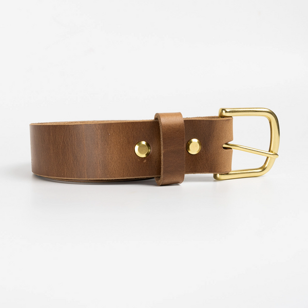 Natural Chromexcel Leather Belt
